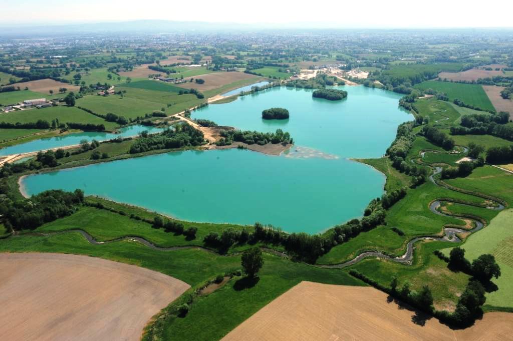 Vue aérienne du projet (mai 2011)