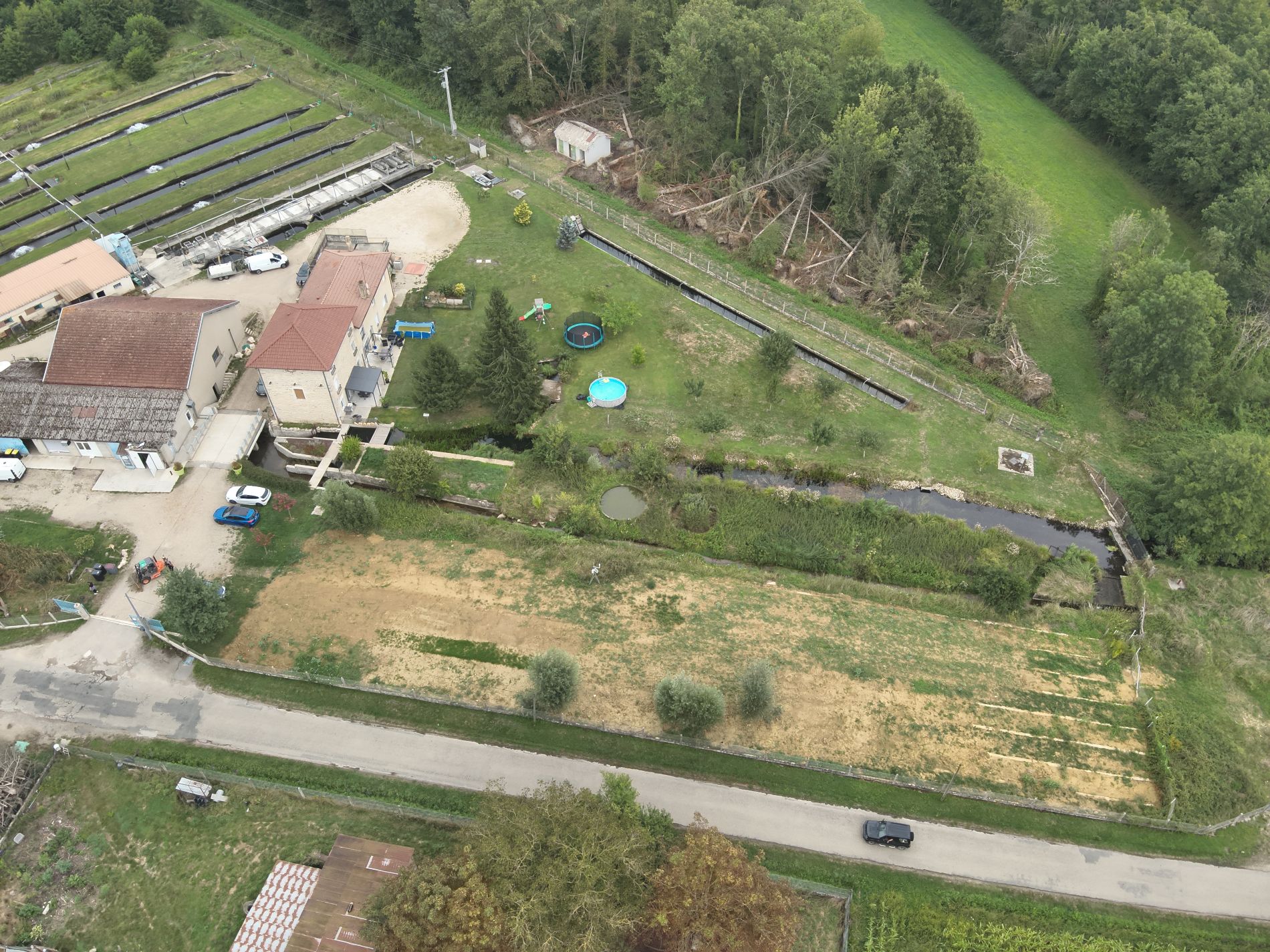 Partie amont du projet - avant travaux