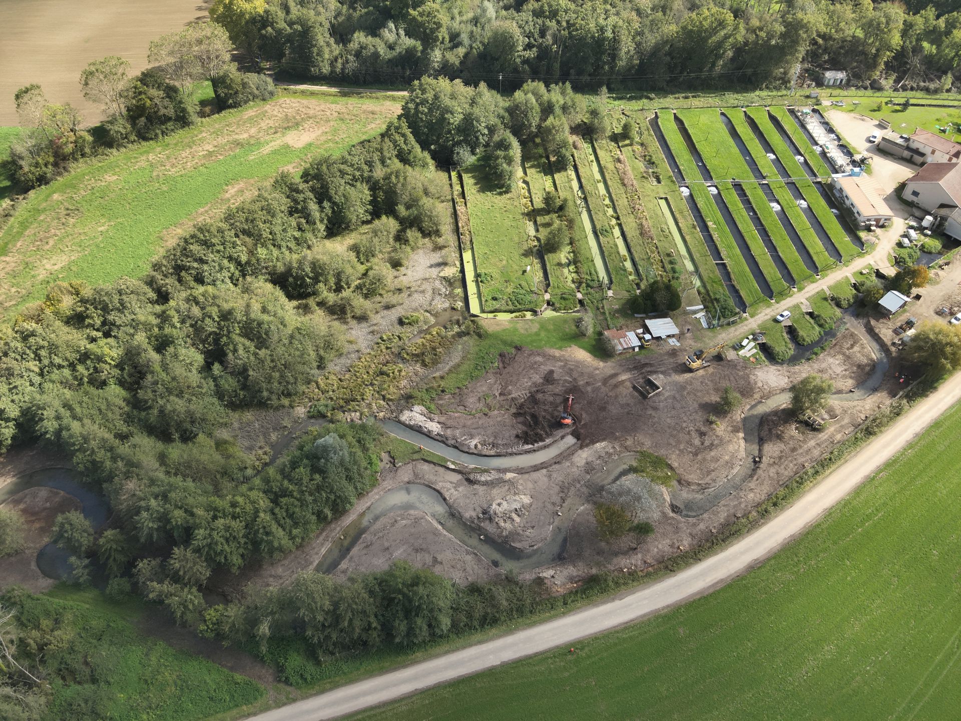 Renaturation de l'Être à l'aval du Marais des Molières