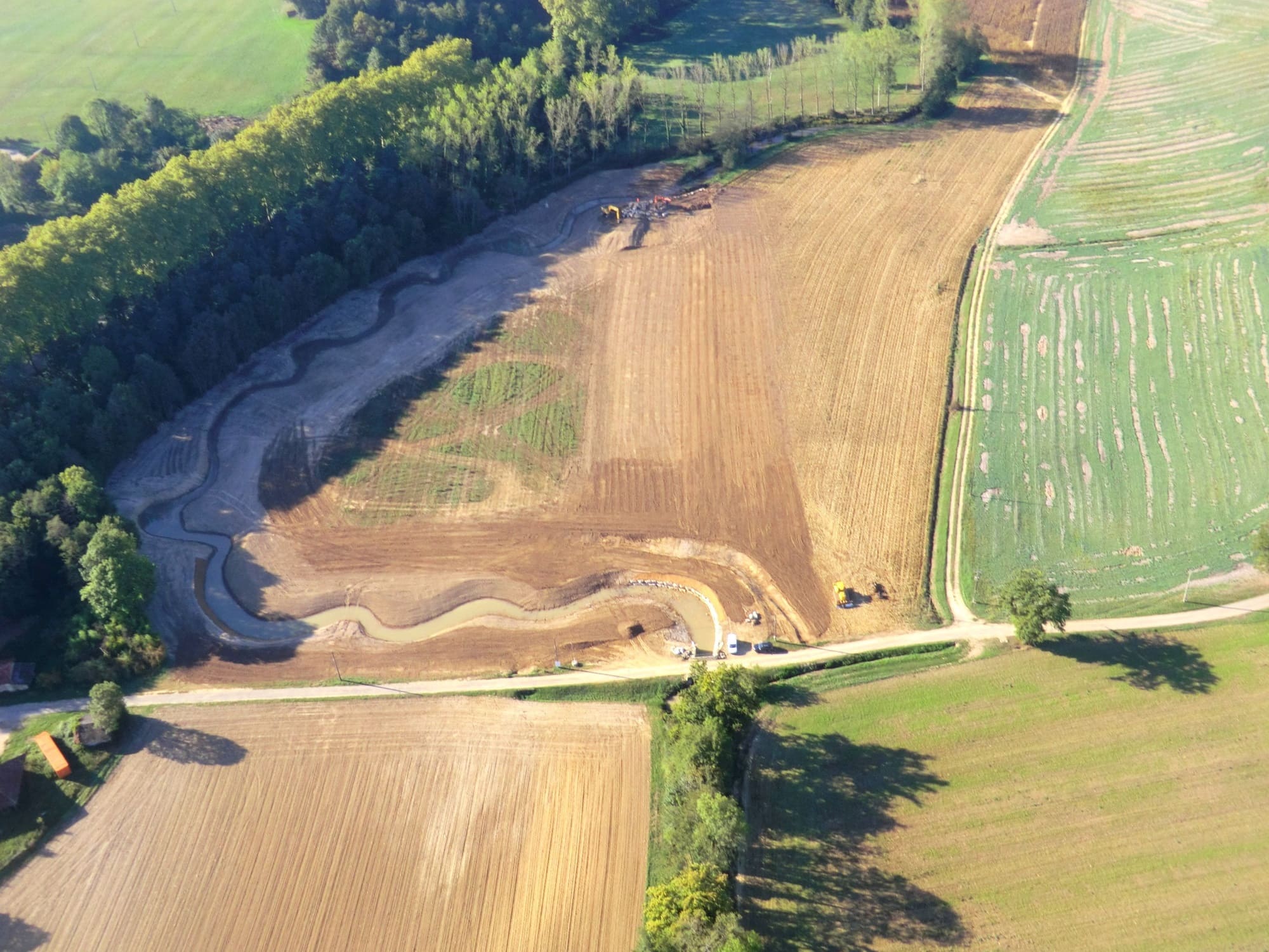 Renaturation de la Veyle à Servas
