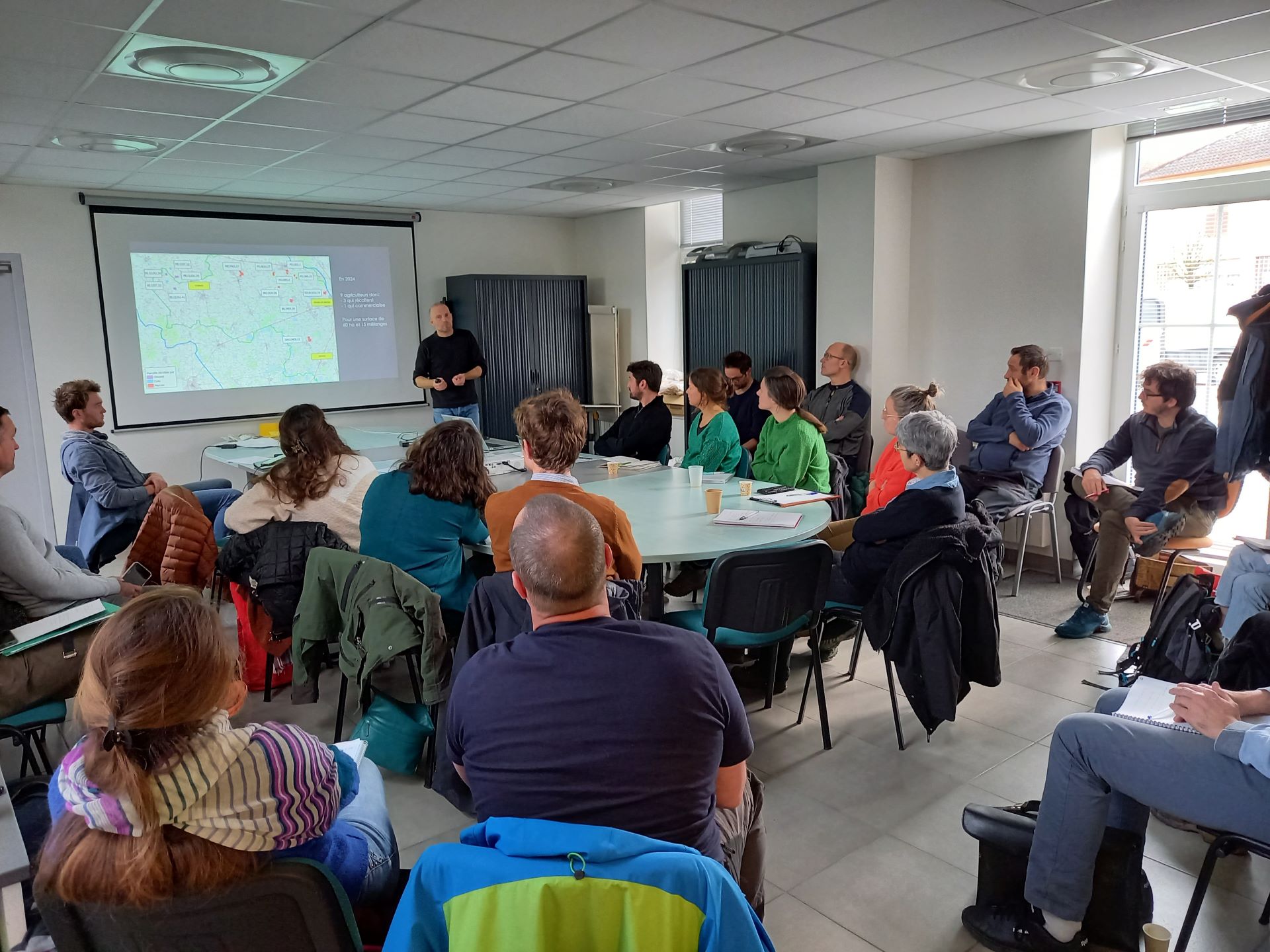 Présentation en salle de la démarche