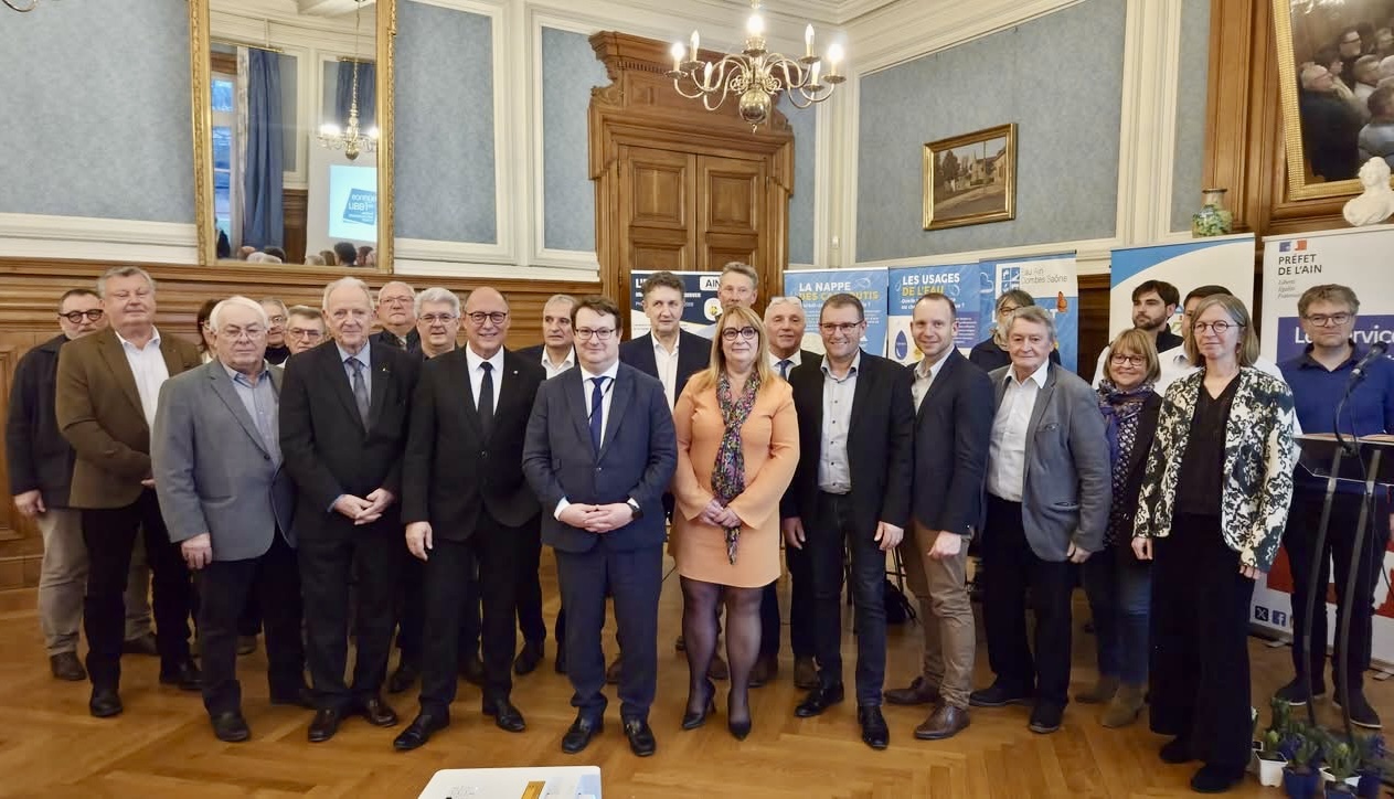 Signature officielle du programme Eau-Ain-Dombes 2050